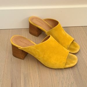 Halogen mustard mules Nordstrom 8